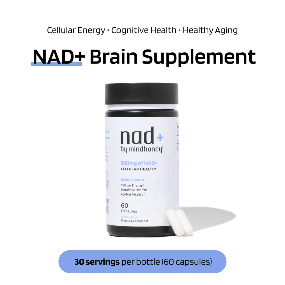 Morning routine with MINDHONEY NAD+ supports daily resilience.