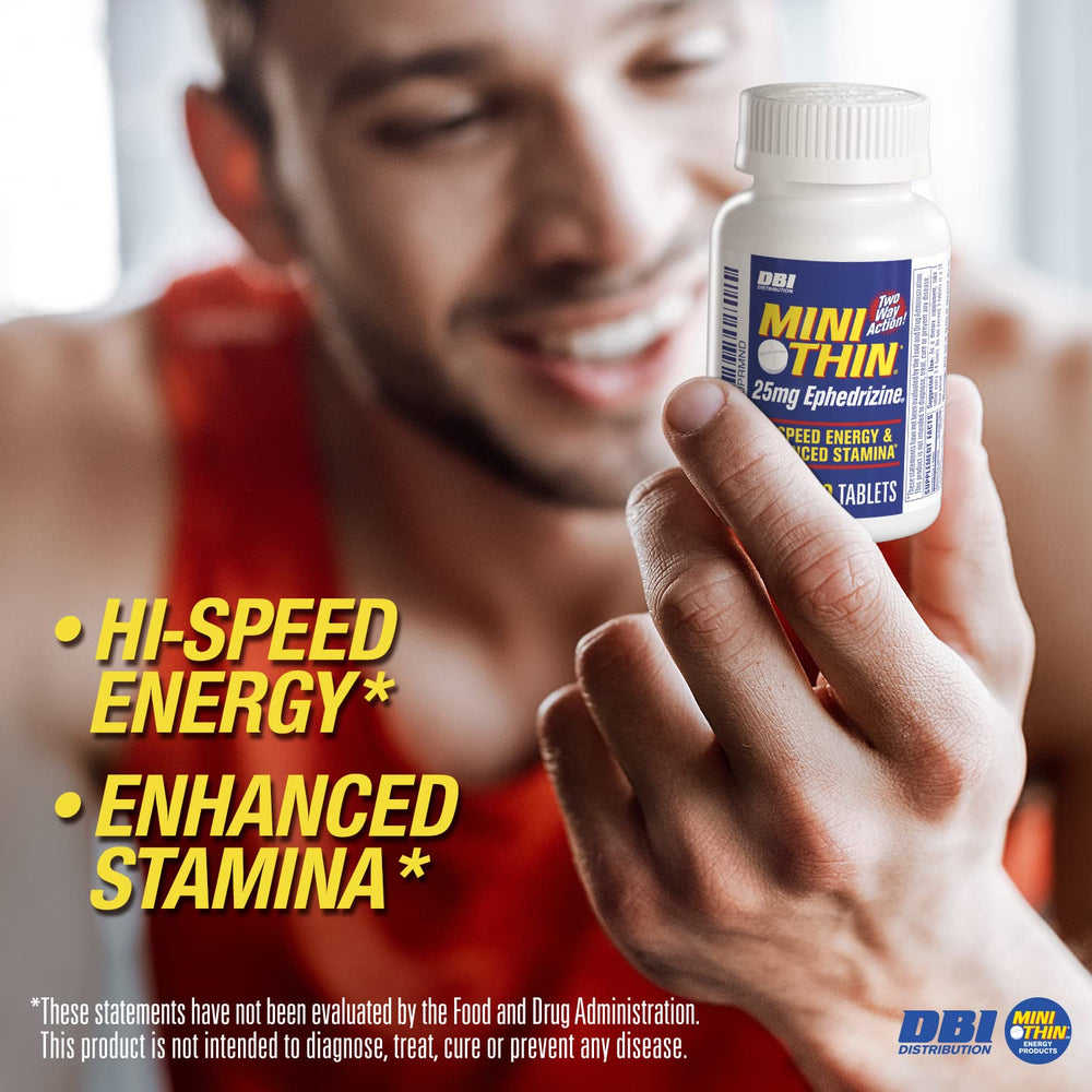 Close-up of Mini Thin tablets in a compact form for easy portability.
