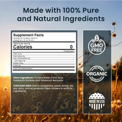 USA-made Miracles of Health badge emphasizes quality without fillers