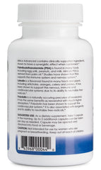 Mirica Advanced levagen pea capsules closeup for enhanced absorption during daily routines