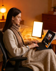 MirthSip portable desk light ideal for office, study, or morning routines.
