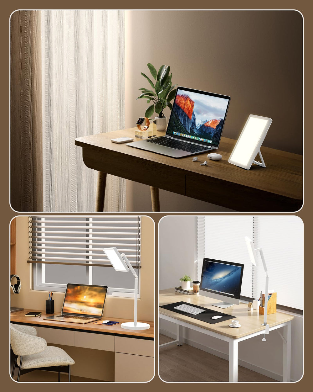 MirthSip Sunlight Lamp five color modes showcased for mood-enhancing light choices