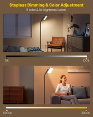 MirthSip Sunlight Lamp provides full-spectrum light with no UV for daytime focus.