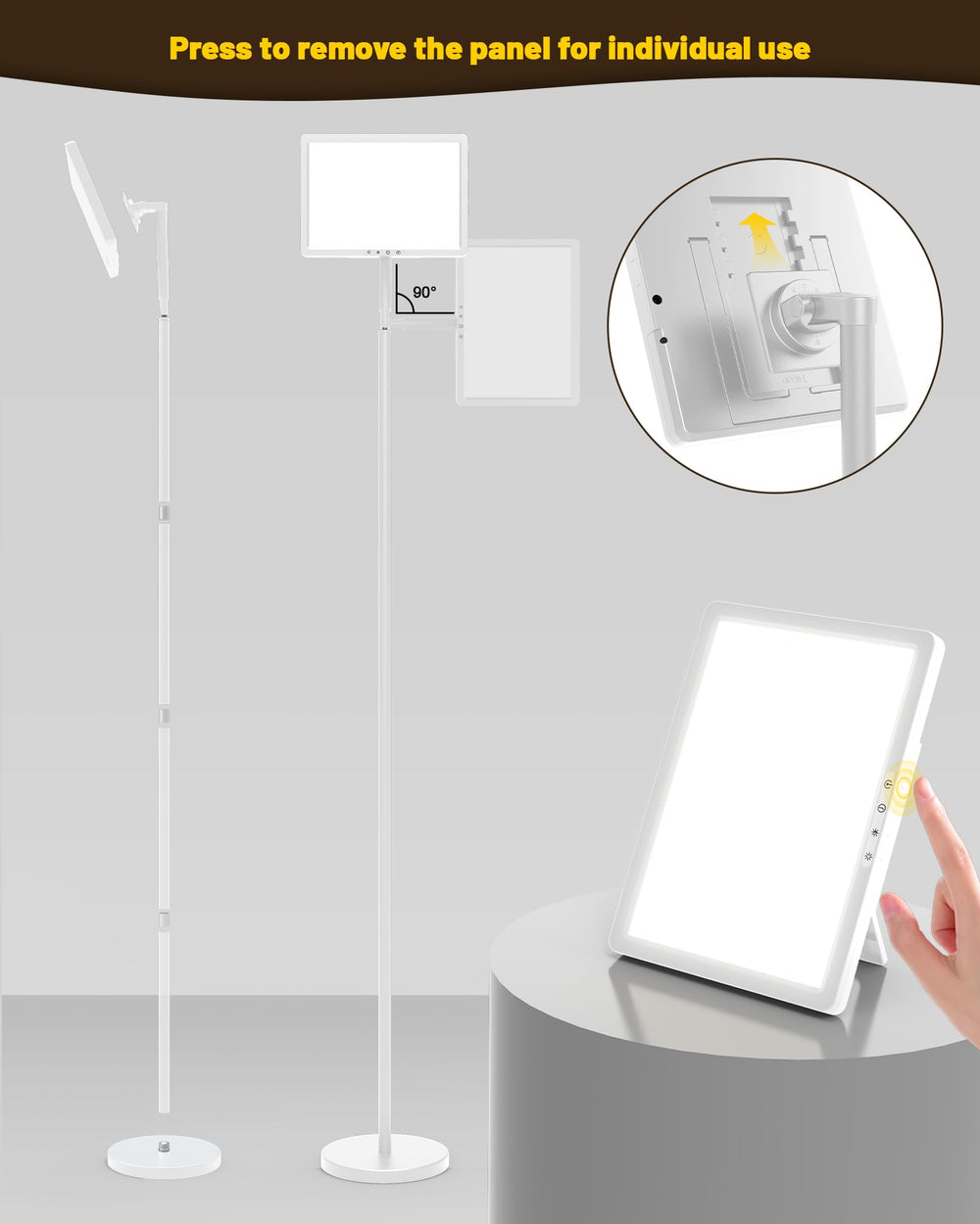 MirthSip Sunlight Lamp ten brightness levels for precise daylight replication