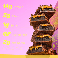 Misfits vegan chocolate coating delivers a smooth finish and dairy-free indulgence.