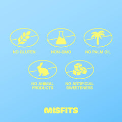 Misfits caramel popcorn bar with toasted corn pieces delivers indulgent crunch and flavor.