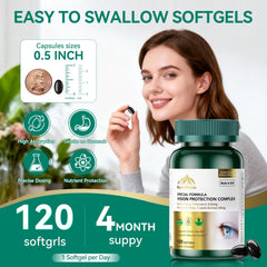 Mission Hill non-GMO gluten-free formula seal emphasizes clean daily eye care.