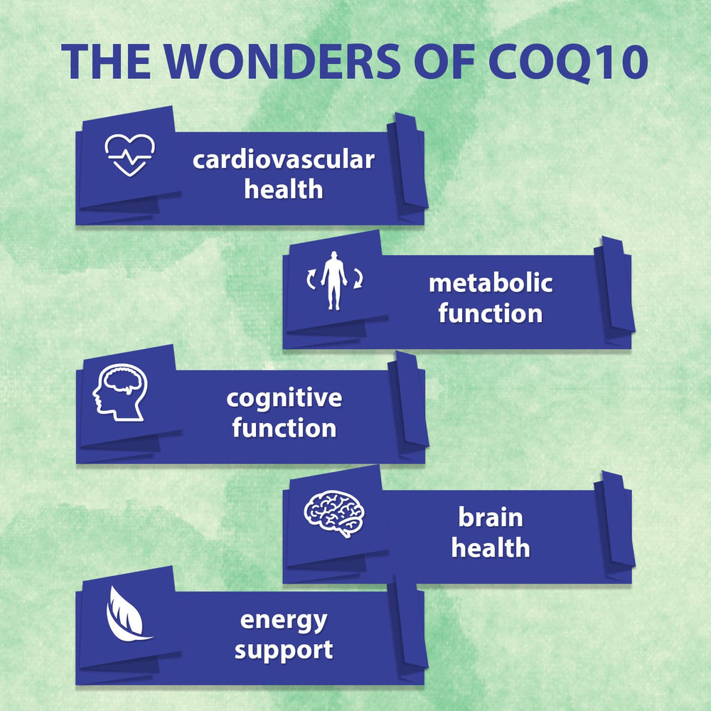 Mistaccy CoQ10 with vitamin E and tocopherols close-up
