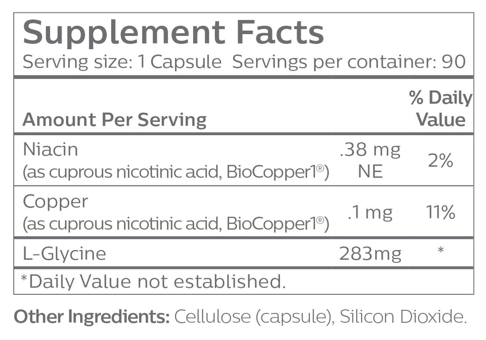Product packaging shot highlighting a minimal ingredient formula
