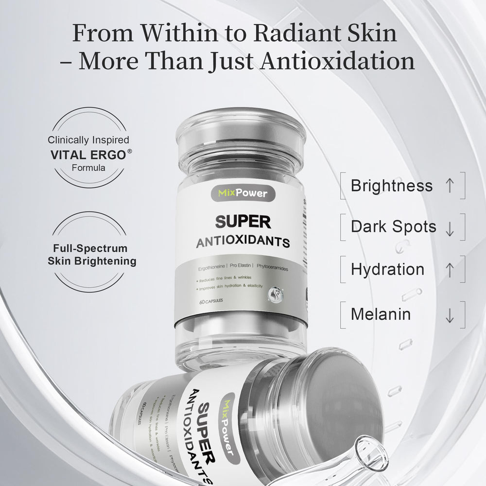 Skin texture close-up suggesting potential radiance from MixPower