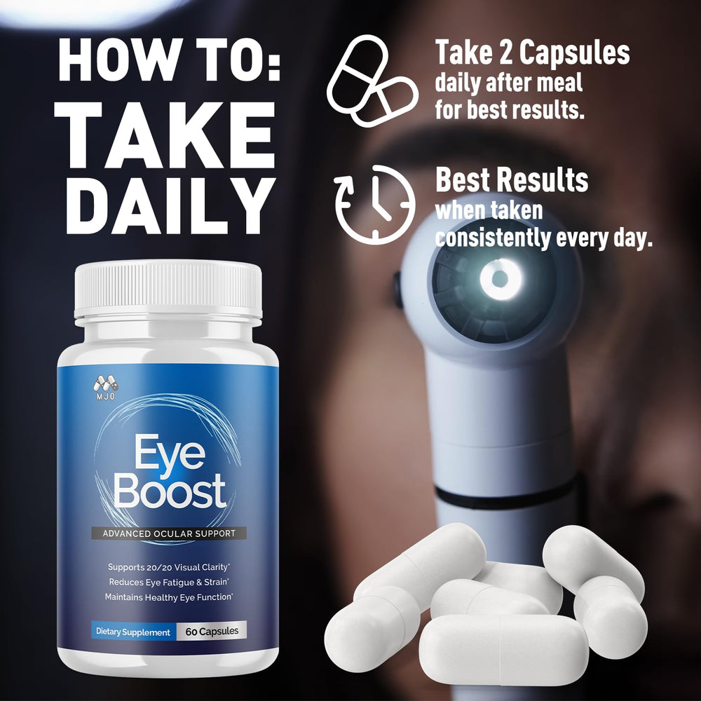 MJO Eye Boost product in lifestyle setting for active routines.