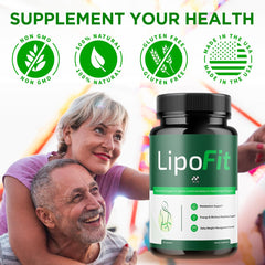 MJO Lipo Fit Capsules ingredients closeup showcasing natural vitamins and extracts