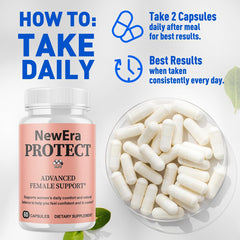 Two-pack front view of MJO New Era Protect capsules for convenient monthly use.