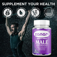 MJO Zanari Gummies user taking two gummies for daily energy