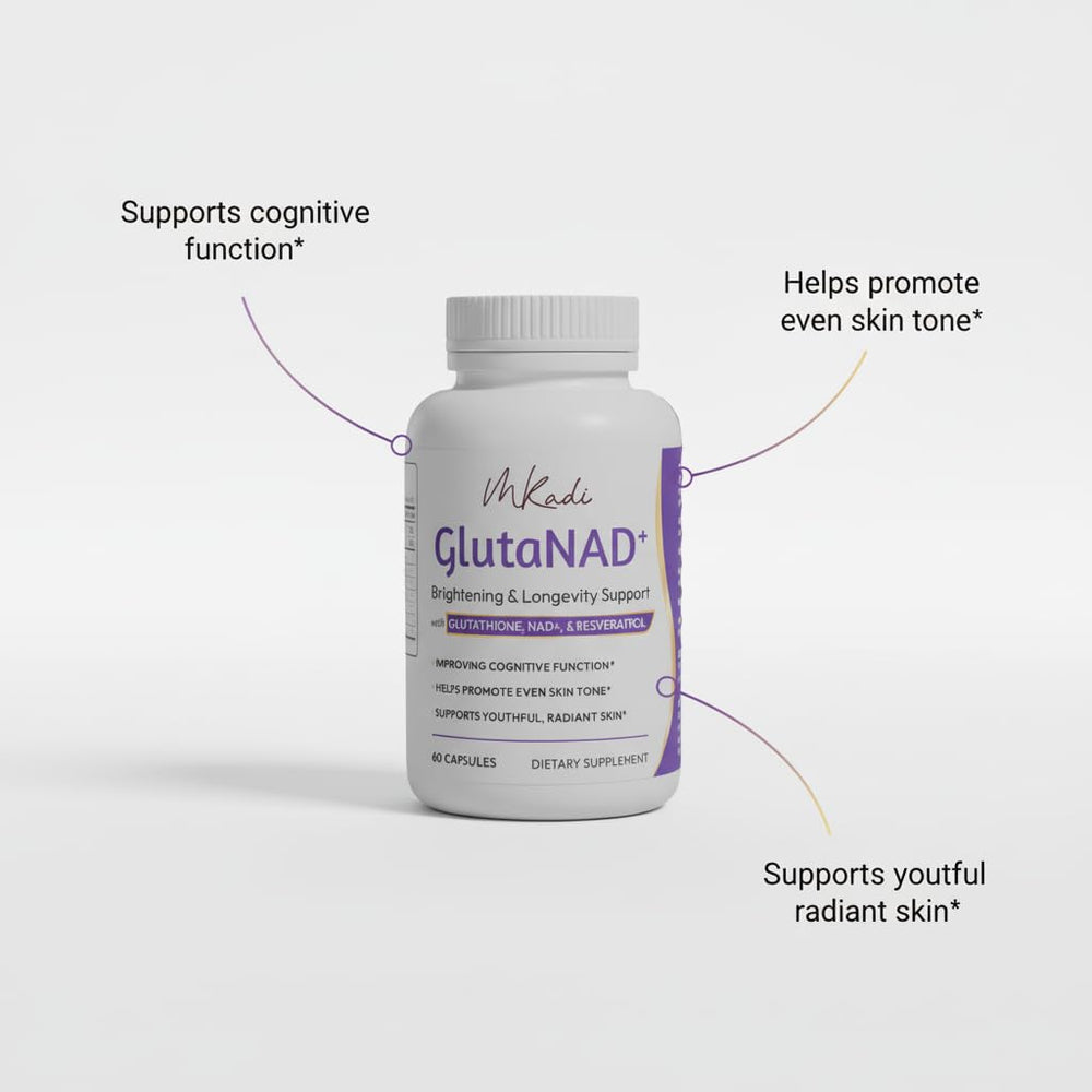 MKADI GlutaNAD+ capsules supporting daily energy