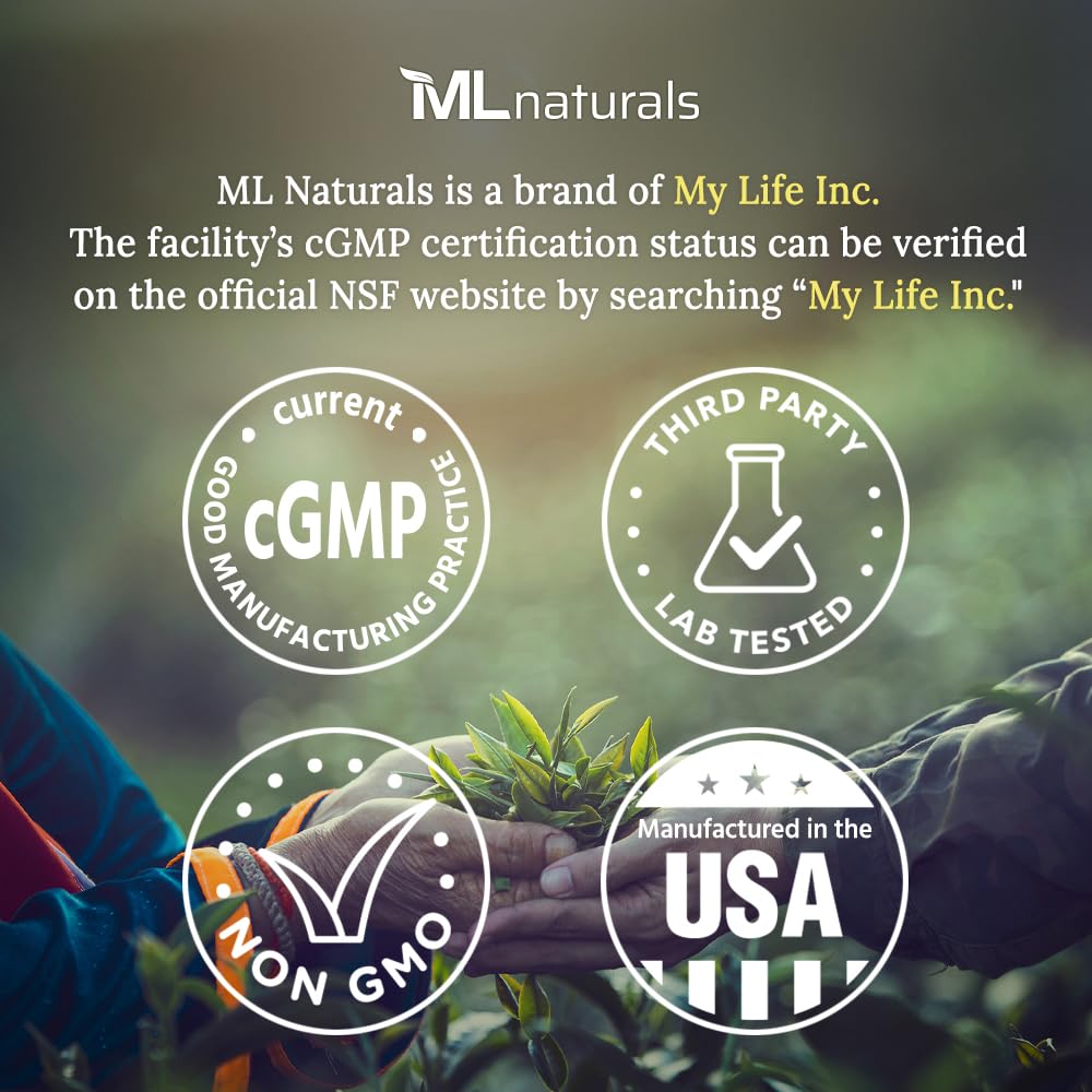 ML Naturals Mastic Gum origin graphic referencing Greek Chios harvest