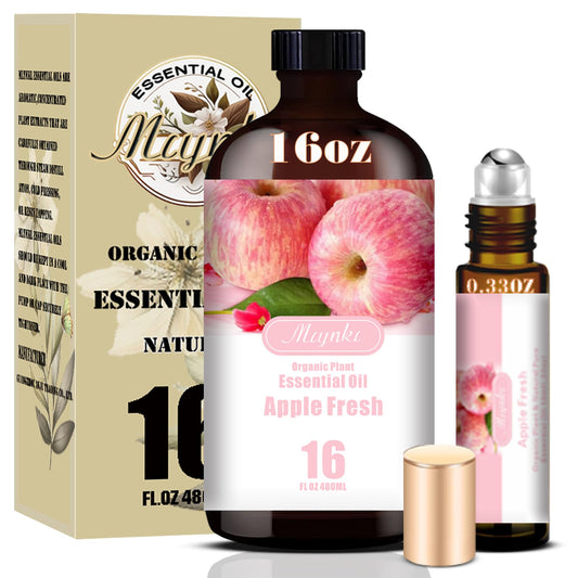 Mlynkl Apple Essential Oil bottle with a long-lasting scent for diffusers and crafts.