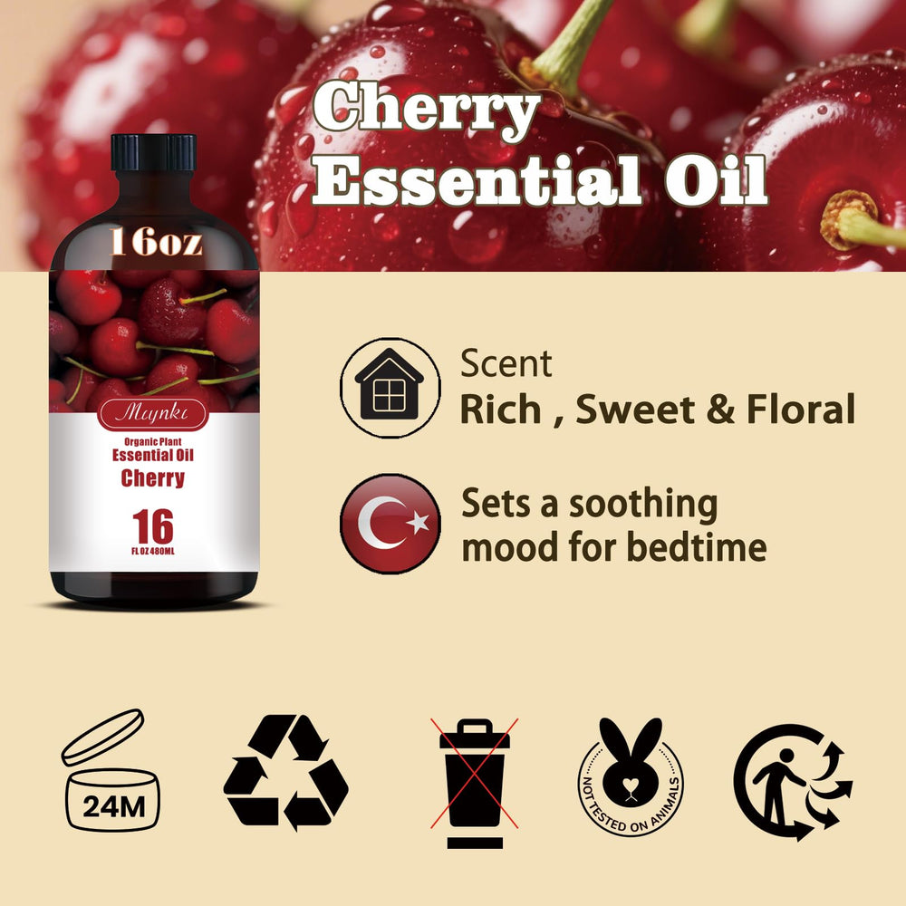 MLYNKL Cherry Fragrance Oil for cleaning products with a pleasant cherry scent.