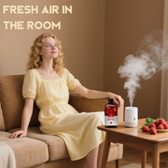MLYNKL Strawberry fragrance oil diffuser set fills rooms with a sweet aroma.