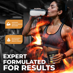 100-serving pack from MMA Nutrition HRDWRK emphasizes long-lasting hydration value
