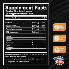 Athlete uses HRDWRK electrolytes during workout for steady hydration