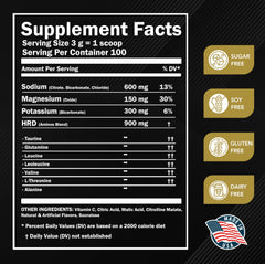 MMA Nutrition HRDWRK in gym setting suggests sustained energy during training
