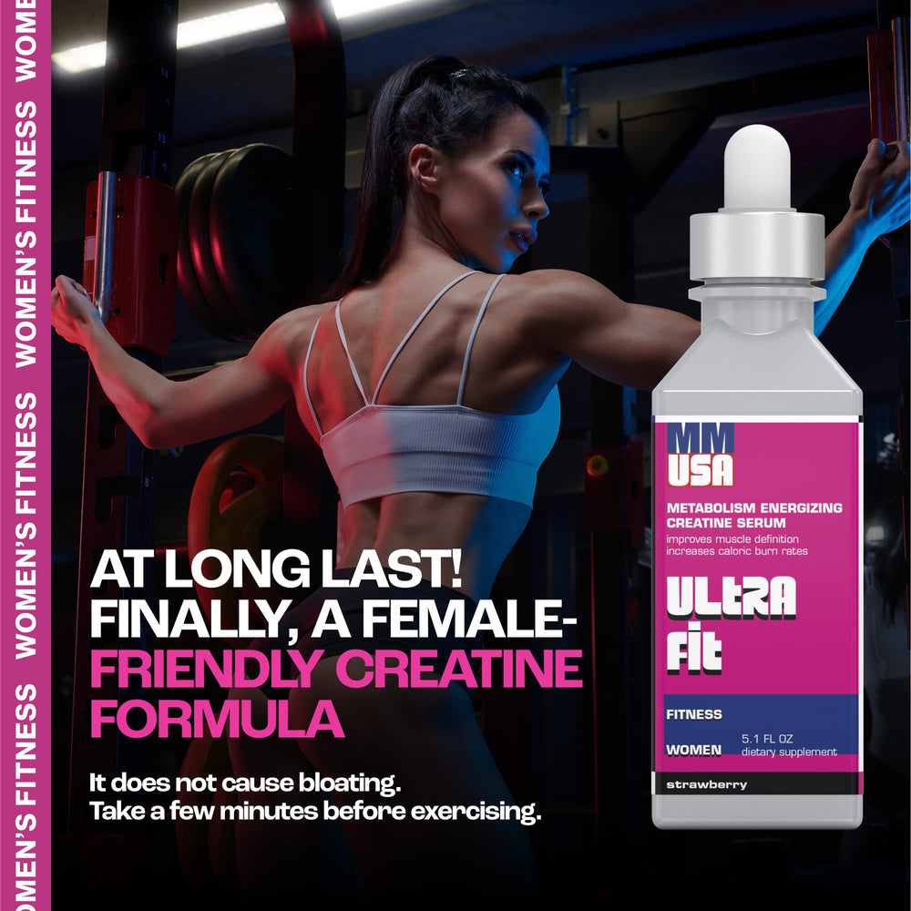 MMUSA creatine for women pre-workout shot for on-the-go energy.