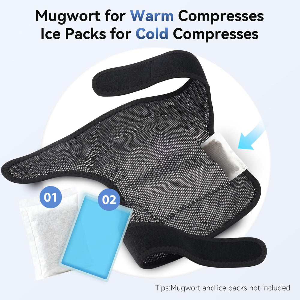 MoAcey extension straps allow secure shoulder or knee positioning