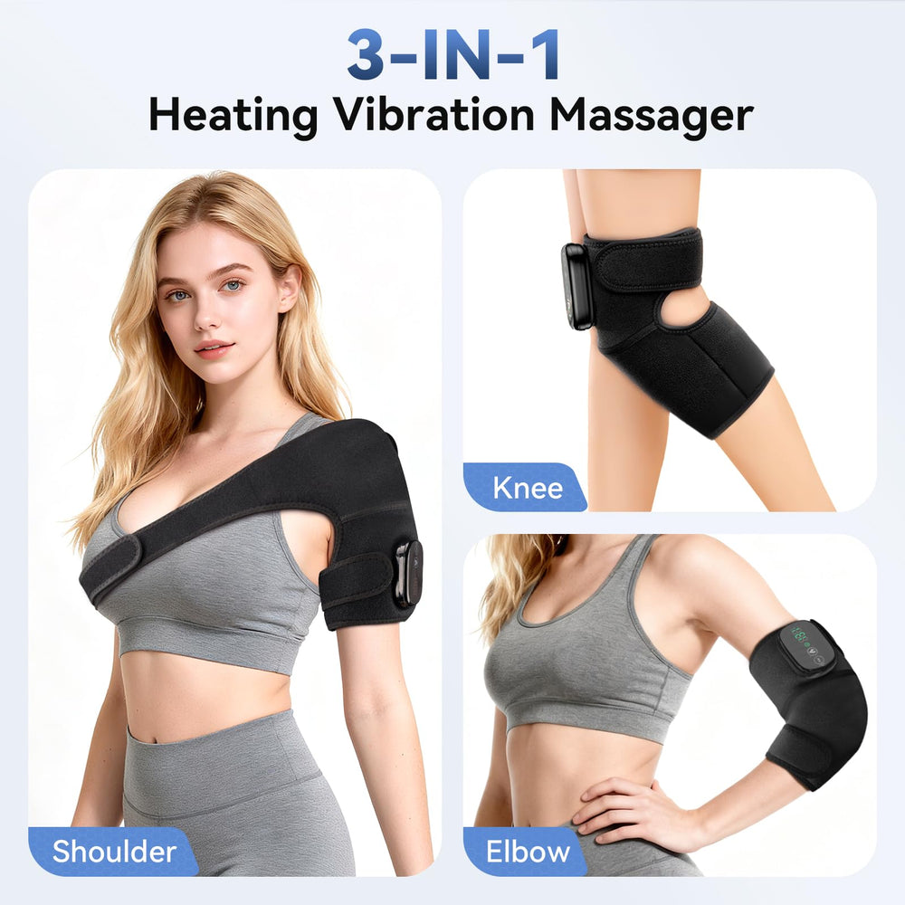 MoAcey foot massager with integrated heat and vibration for refreshed feet