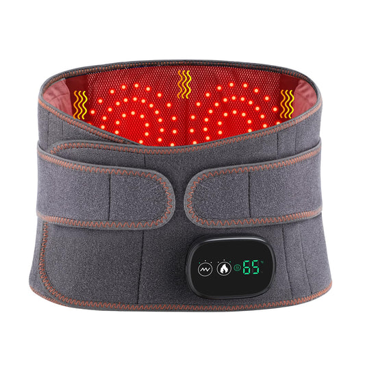 MOAJAZA heated back brace with cordless heat pad for portable warmth anywhere.