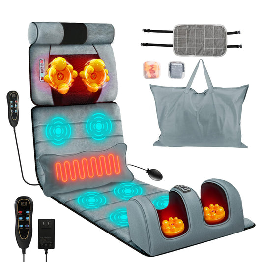 Moclever full body massage mat targets back points for targeted relief and relaxation.