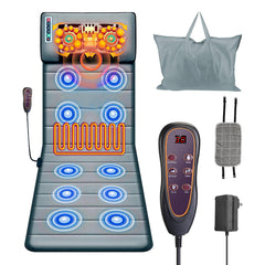 Moclever full body massage mat front view highlighting ten-node system for relaxation