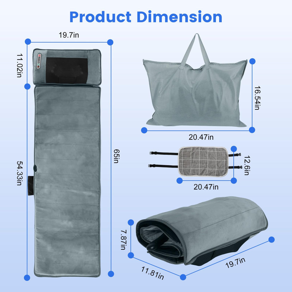 Moclever portable carry bag included for travel and storage
