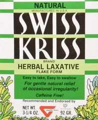 Modern Products Swiss Kriss flake package front for gentle digestive support.