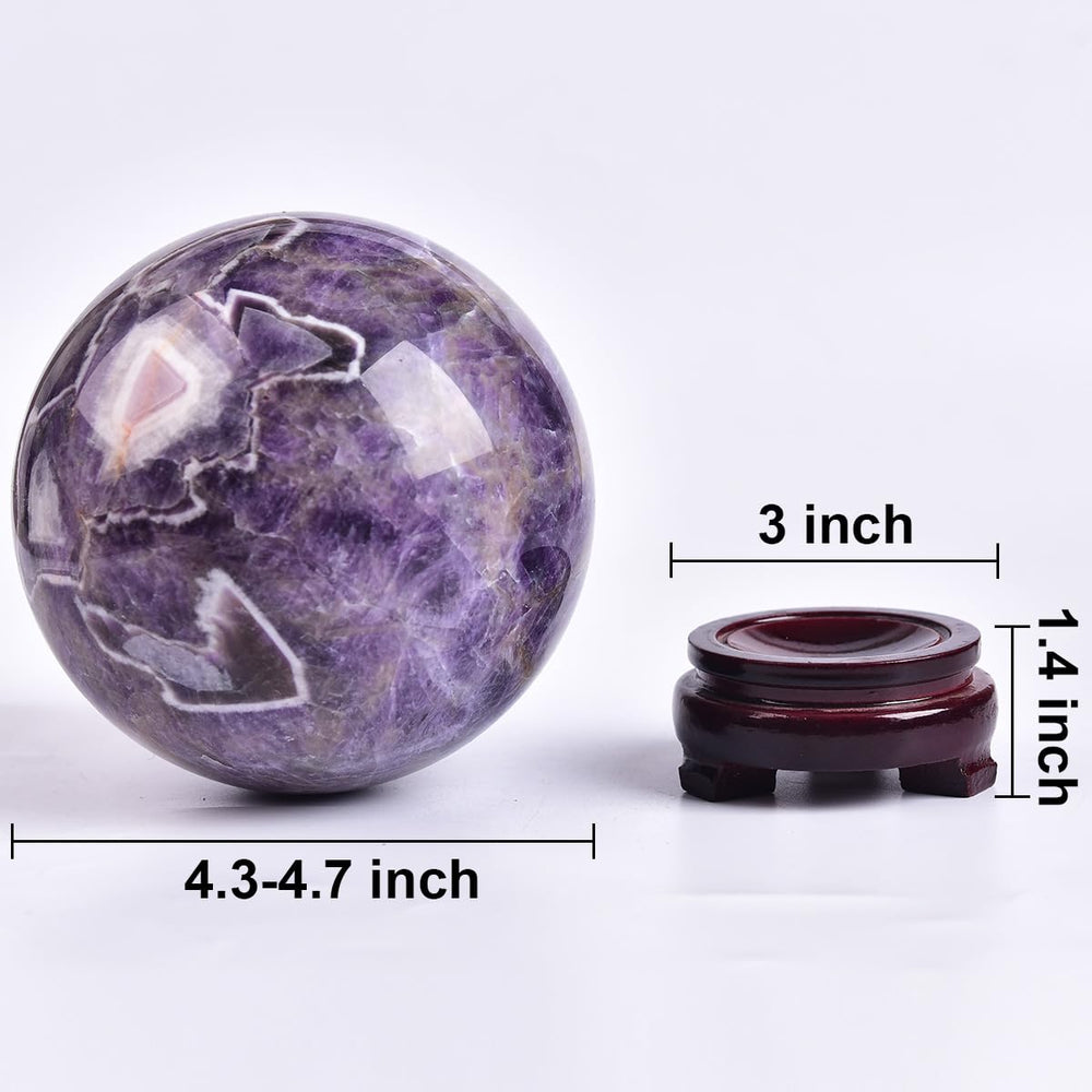 MOGEMT amethyst ball gift packaging ideal for housewarmings and special occasions