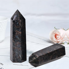 Obelisk integrated into energy grid and meditation setup by MOGEMT.