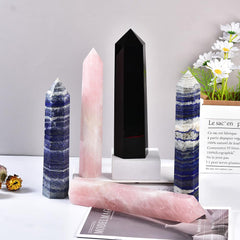 MOGEMT Obsidian tower in Reiki grid demonstrates energy focus benefits
