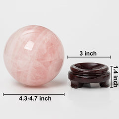 MOGEMT decorative crystal ball for desk or shelf to invite gentle ambience