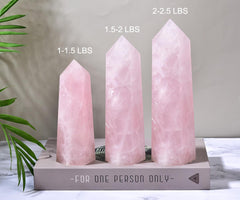 MOGEMT Rose Quartz wand energy cleansing placement for re-energizing rooms