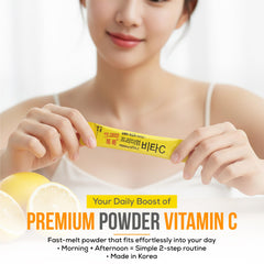 MOHNIC Korean-inspired vitamin C powder for everyday wellness.