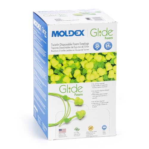 Moldex Glide NRR 30dB ear protection validated by independent testing.