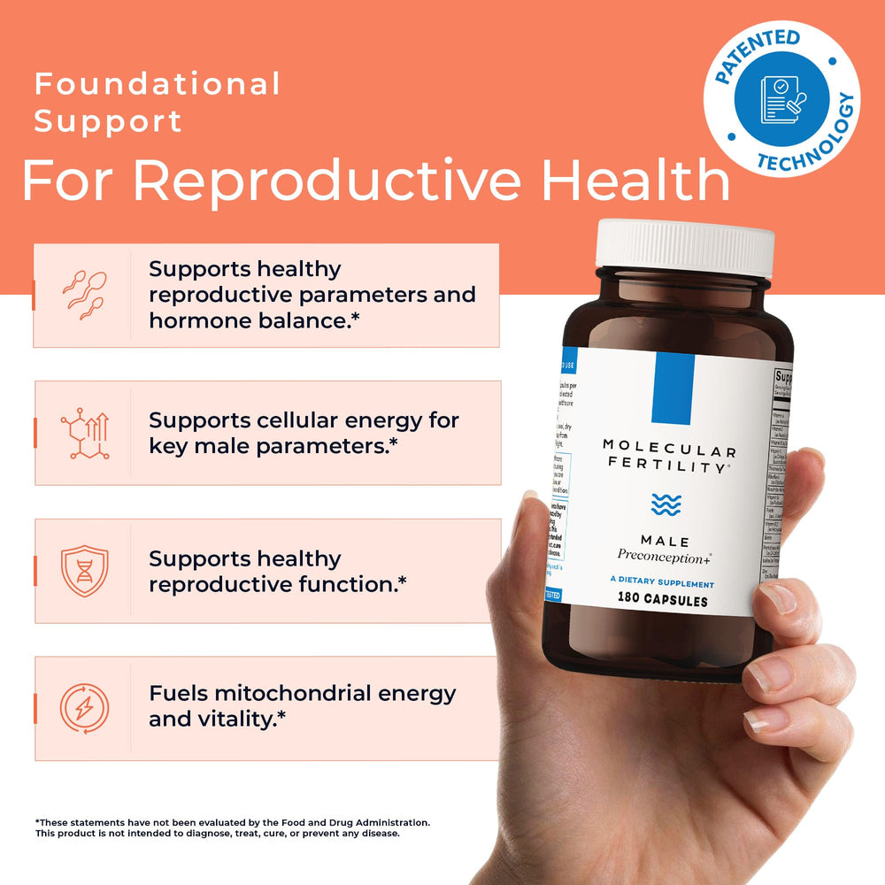 D-aspartic acid and zinc with selenium enhance the Molecular Fertility blend.