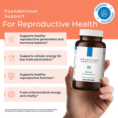 D-aspartic acid and zinc with selenium enhance the Molecular Fertility blend.