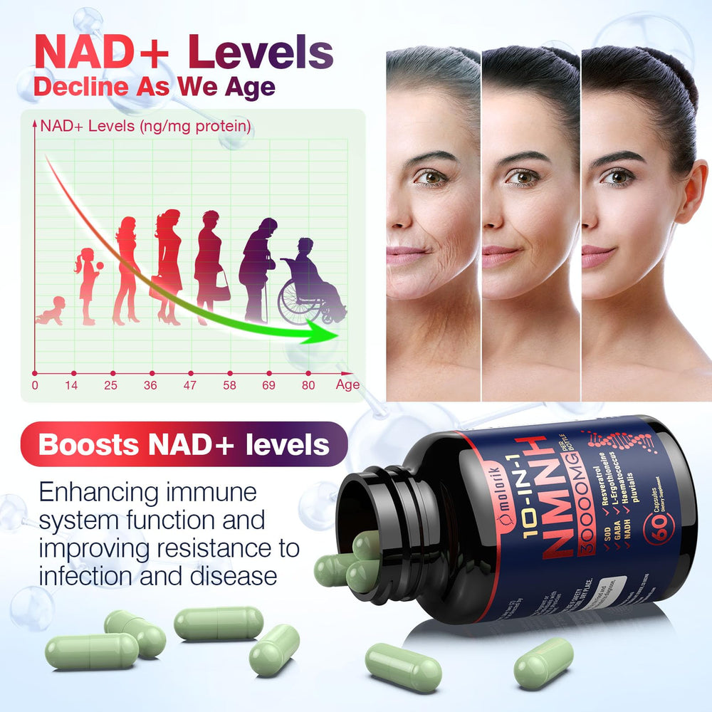 molorik pure NMNH serving dispensing, simple daily intake for routine energy focus