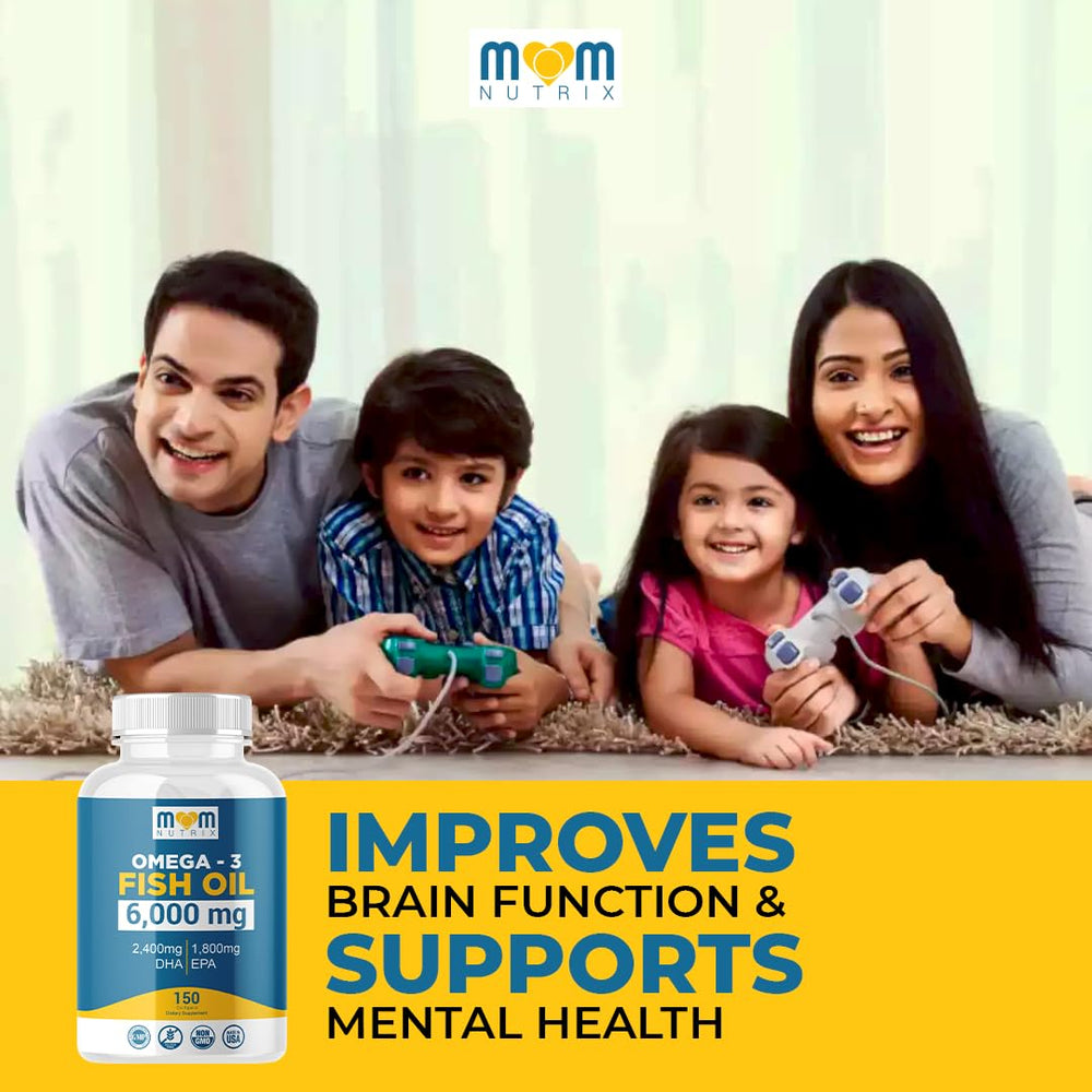 Mom Nutrix Omega 3 third-party lab tested for potency and purity