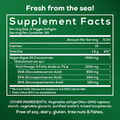 MOM Nutrix ingredient list confirms organic, non-GMO, plant-based Omega-3