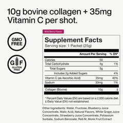 Momentous Collagen Shot NSF certification badge on packaging