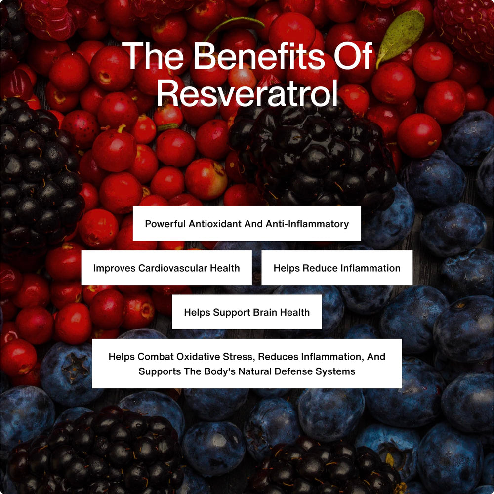 Momentous Resveratrol label detail shows natural polyphenol source.