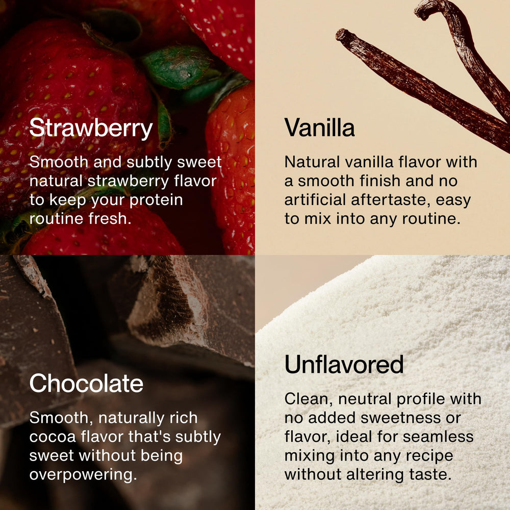 Momentous Whey Vanilla Mix in Glass illustrates easy blending with beverages.