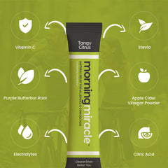 momilabs Morning Miracle label close-up shows clean, non-drowsy formula